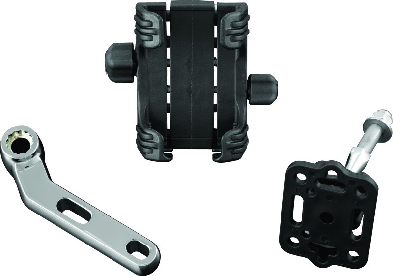 Kuryakyn Standard Cradle Tech-Connect Perch Mount Chrome 1788