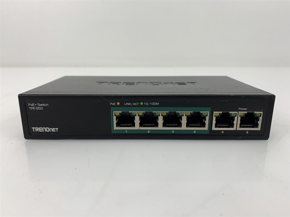 TRENDNet PoE + Switch TPE-S50A