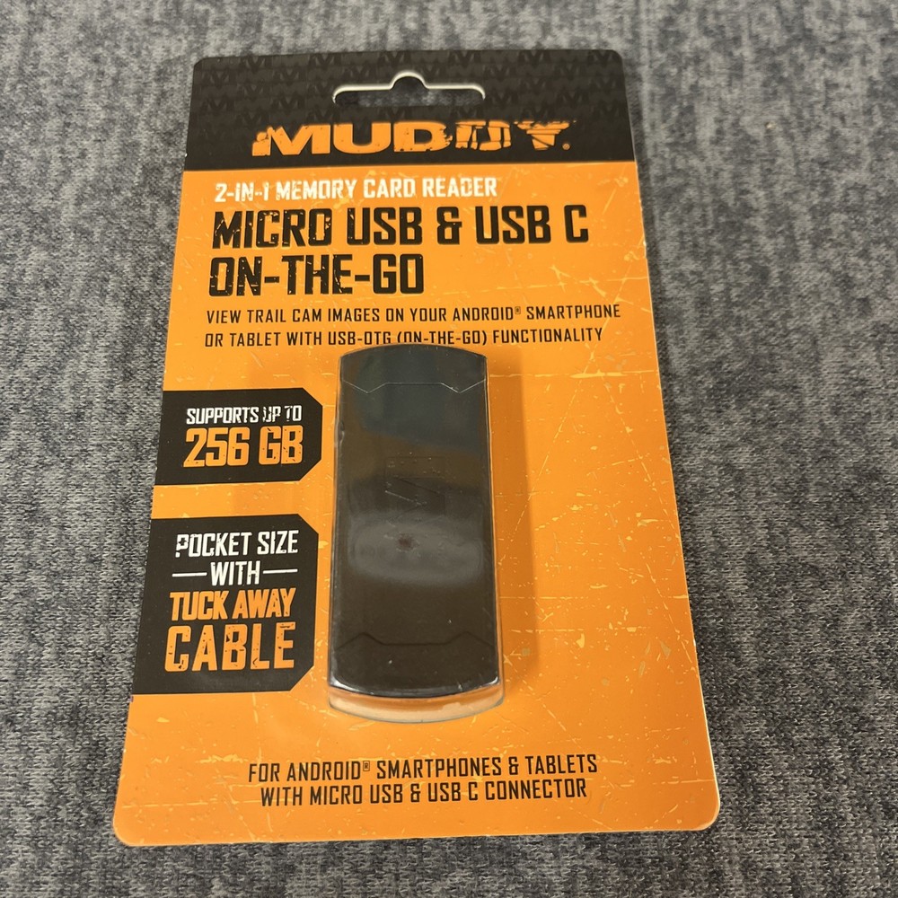 Muddy Micro USB SD Card reader, On the go memory Card reader