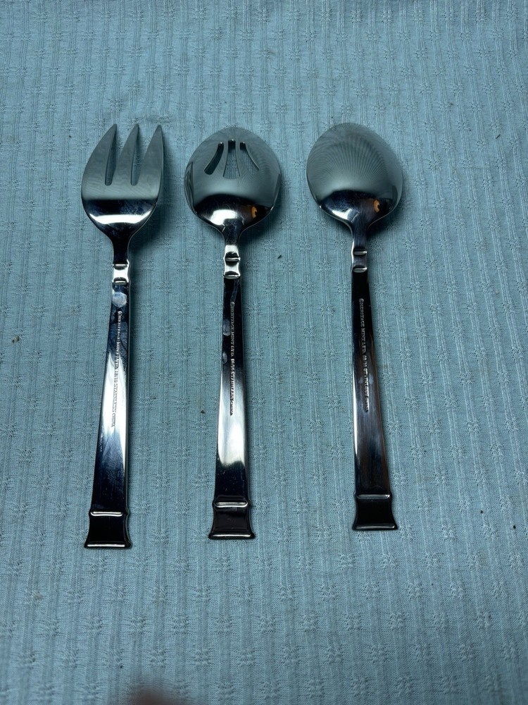 NEW Heritage Mint Bentley 3 pc Serving Set Flatware NEW In Package