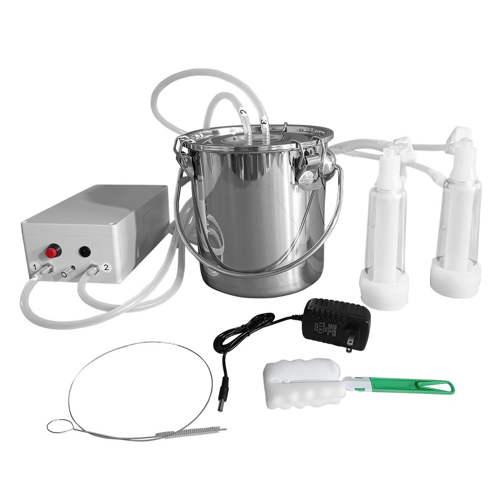 Electric Goat Milker Machine 3L Pulsating Automatic Breast Pump