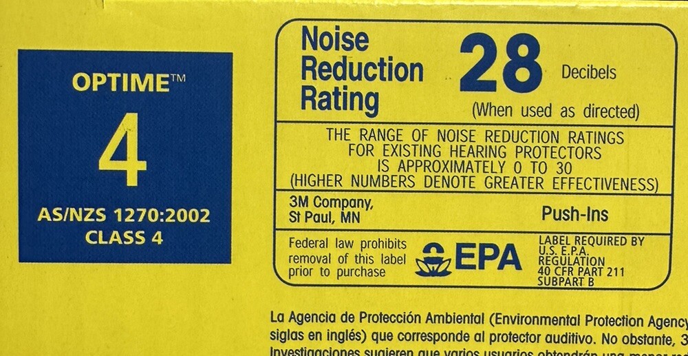 3M 318-1000 Push-In Ear Plug