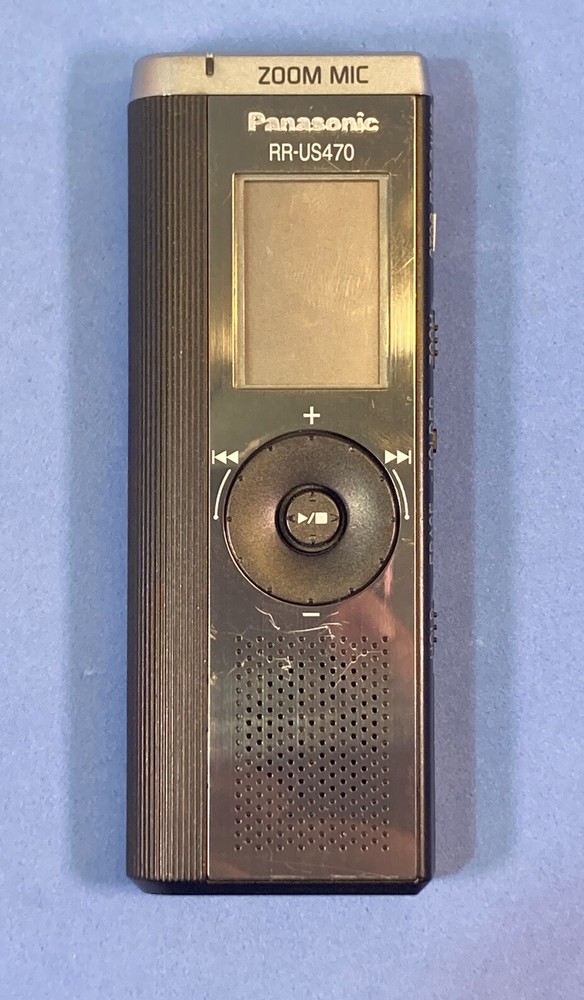 PANASONIC RR-US470 Hand Digital Transcriber Voice Recorder