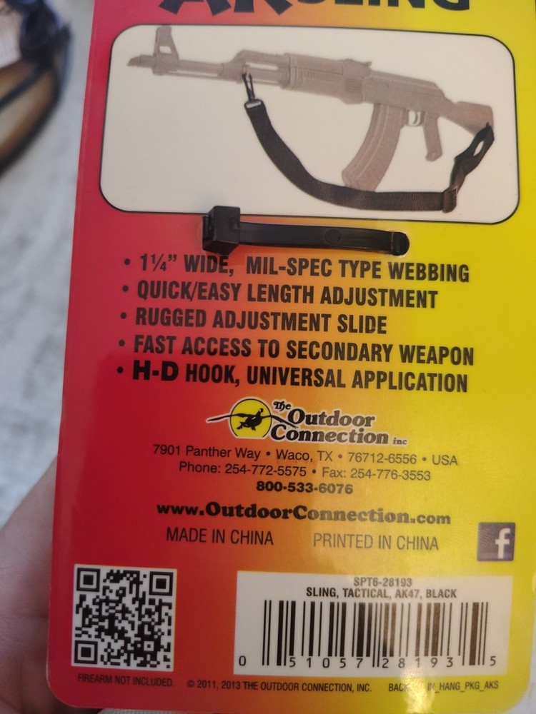 MAX-OPS AKStyle TACTICAL SLING TWO POINT BLACK