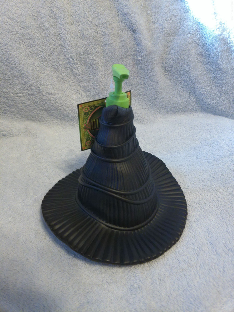 Wicked Elphaba Hat 6" Tall Soap Dispenser New SEE DESCRIPTION