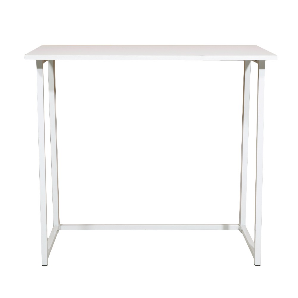 Simple Collapsible Computer Desk White