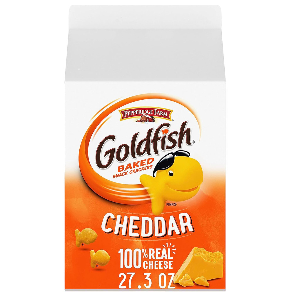 Cheddar Cheese Crackers, 27.3 Oz Carton
