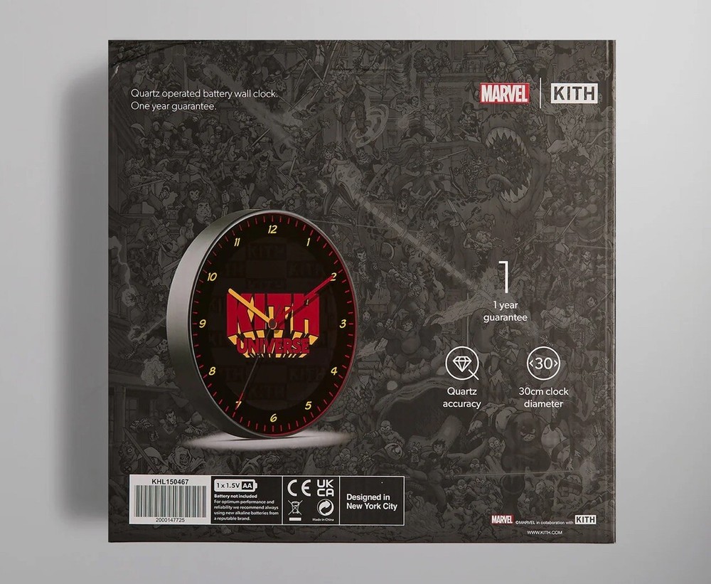 Marvel x Kith Universe Wall Clock 85th Anniversary Collection - BNIB✅