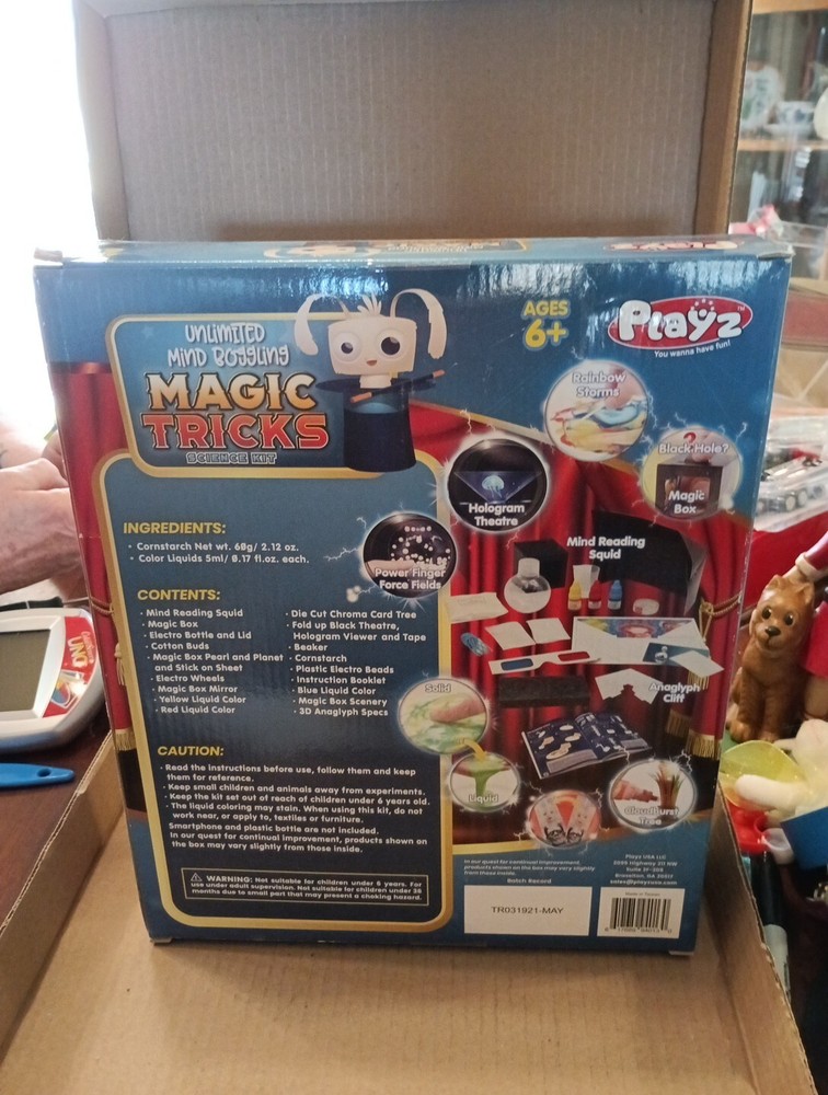 Playz Unlimited Mind Boggling Magic Tricks Science Kit - 27+ Tools