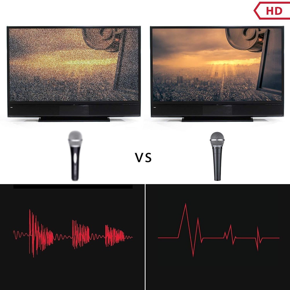 BC Master BCM-DM38 Professional Dynamic Karaoke Microphone Singing Speech Presen
