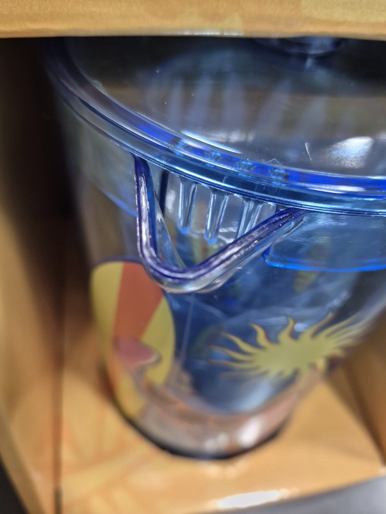 Disney Stitch Plastic Pitcher 101 oz. and Cup Set 4 Cups