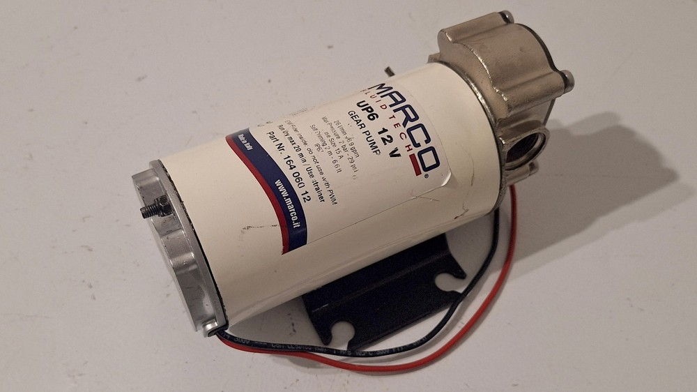 FLUID TECH MARCO UP6 12V SELF PRIMING GEAR PUMP 164 060 12