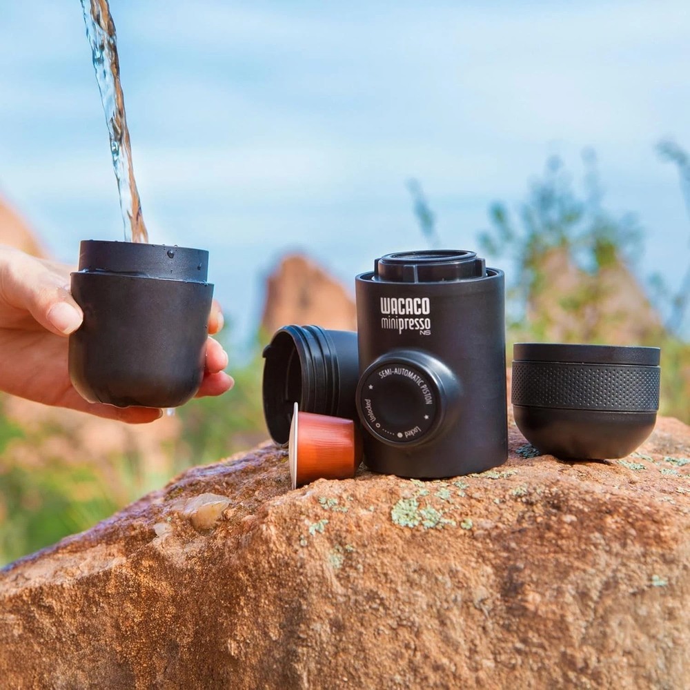 Portable Espresso Machine - No Electricity Required/-