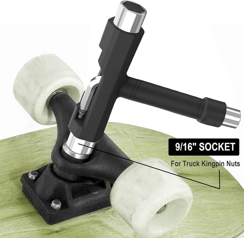 All-in-One Portable Skate Tool – Lightweight Multi-Function Design for Skaters