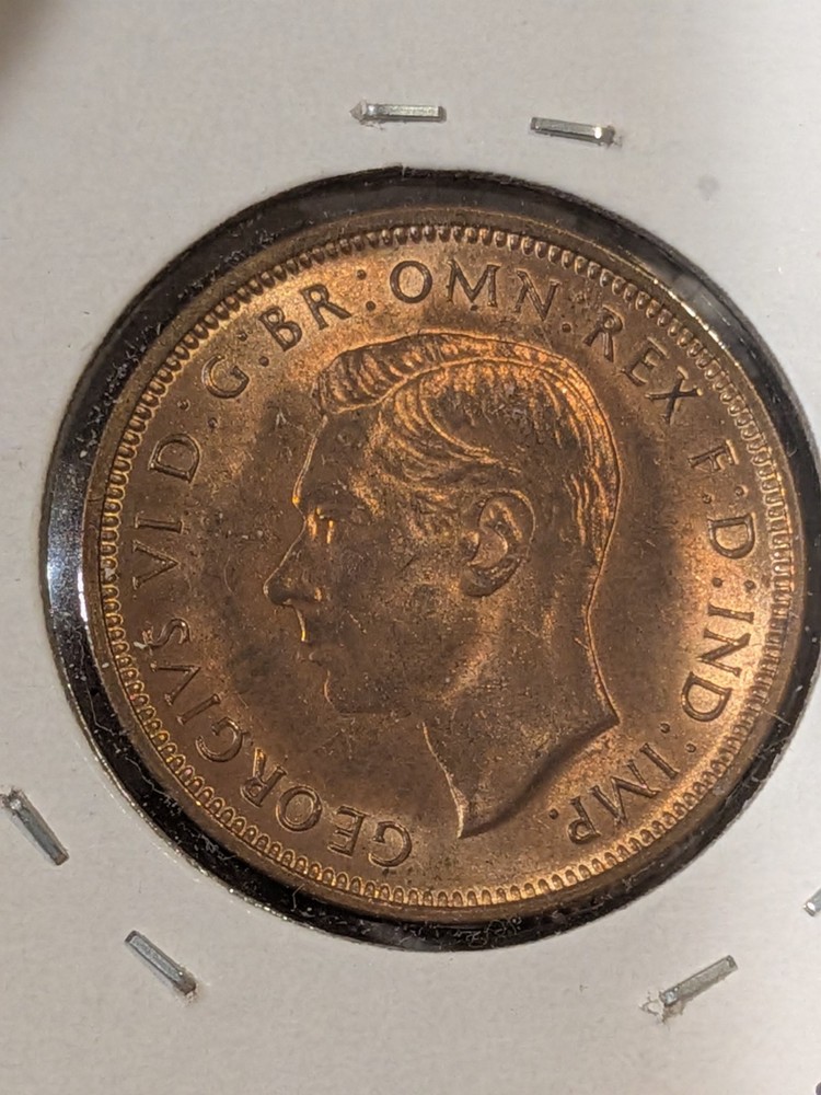1942 Great Britain 1/2 Penny Half Penny