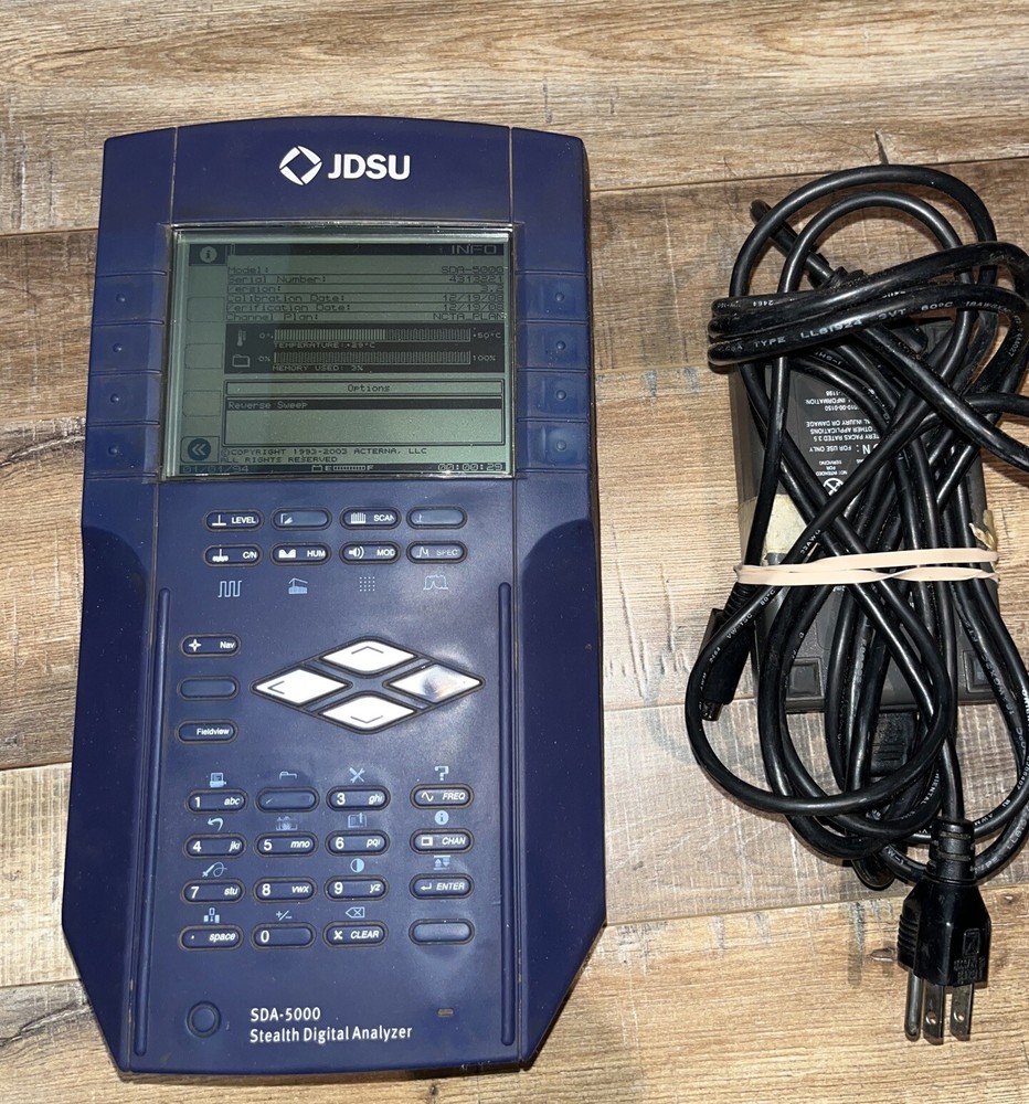 JDSu SDA-5000 SDA5000 Stealth Meter W/ Reverse Sweep