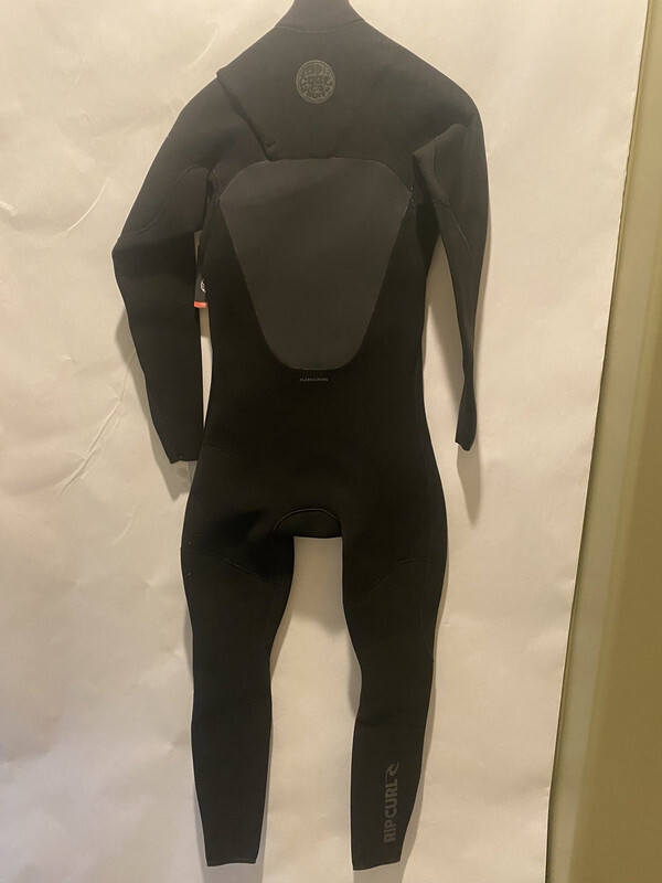RIPCURL FLASHBOMB 4/3 C/ZIP 14KMFS SIZE M BLACK MENS WETSUIT