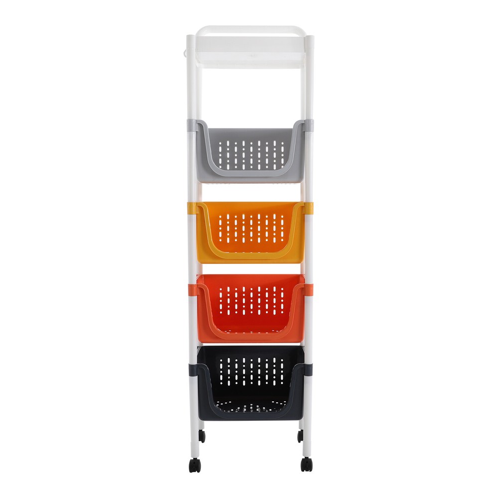 Floor-Standing Fruit Vegetable Storage Basket Kitchen Storage Basket Organizer