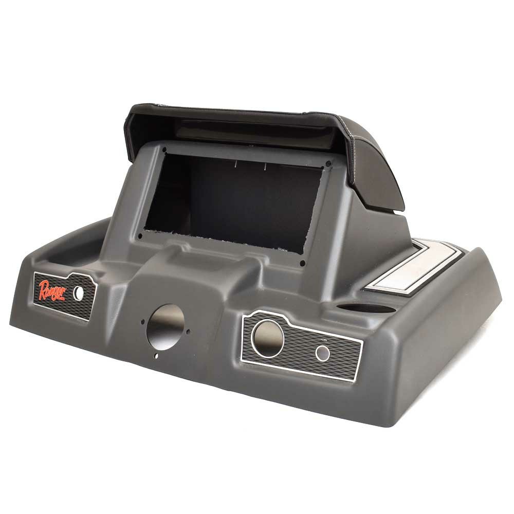 Ranger Boat Blank Dash Panel / Console 336569 | Gray / Black Plastic