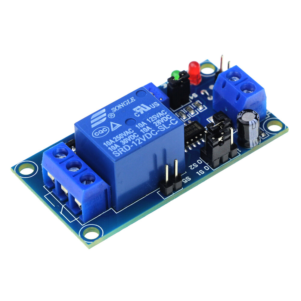 DC 12V Relay Delay Timer Switch Delay Turn on / Delay Turn off Module 10A