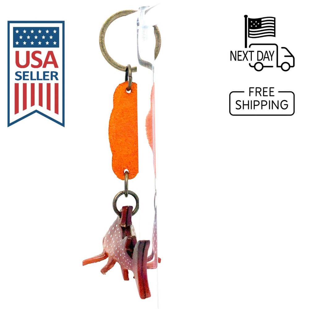 Whale shark Handmade Leather Keyring