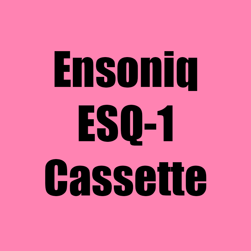 Ensoniq ESQ-1 Data Recovery Cassette
