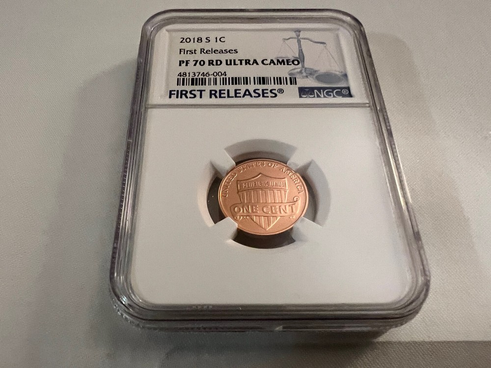 2018-S  LINCOLN CENT FIRST RELEASE NGC PF70 RD U.C. BLUE LABEL "TOP POP ONLY 232