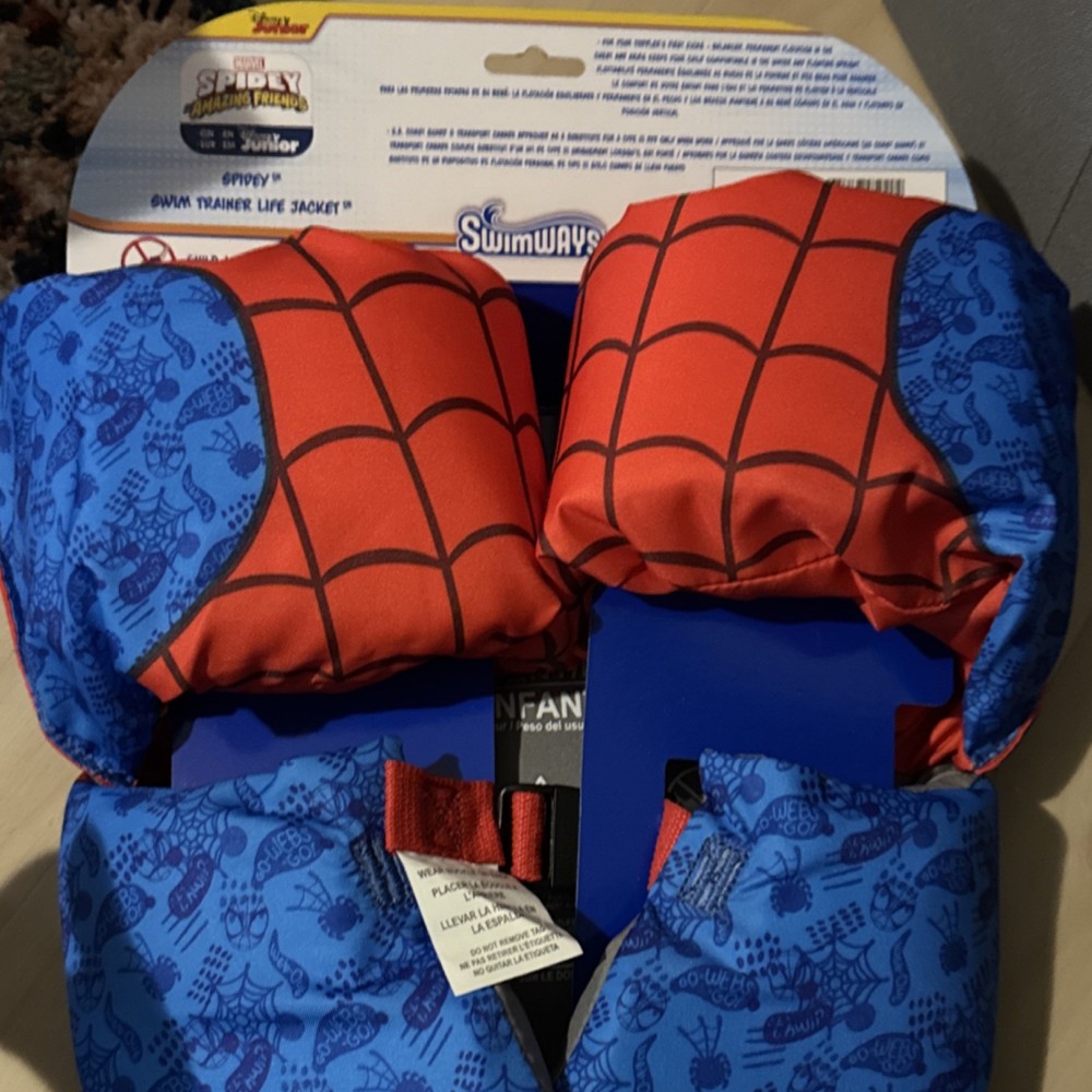 SwimWays Spidey Swim Trainer Lifejacket Spider-Man Theme