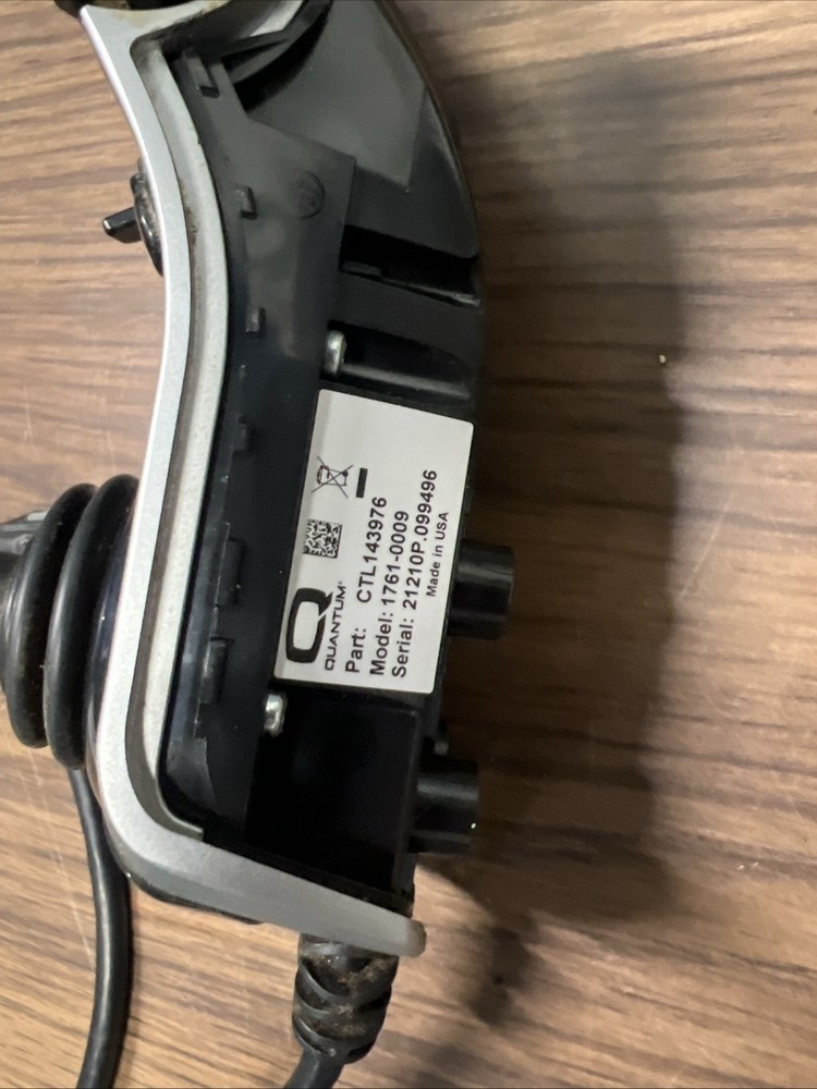 Quantum QLogic 3 Joystick #CTL143976 1761-0009 Untested As Is
