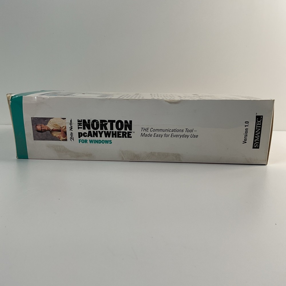 Symantec The Norton pcAnywhere Version 1.0 For Microsoft Windows