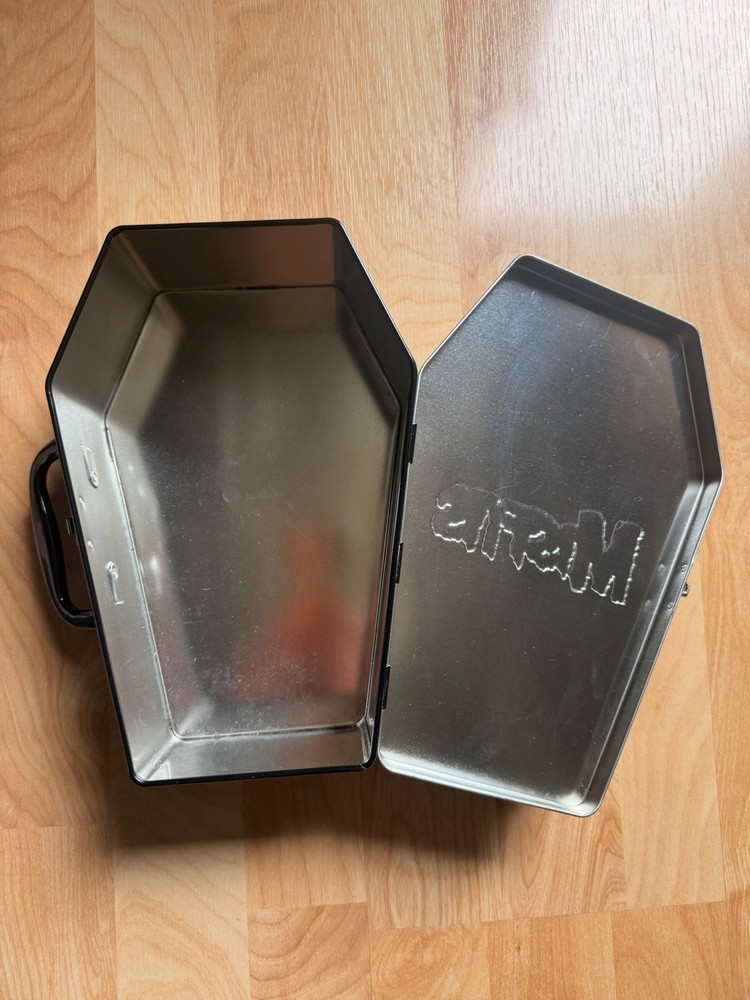 Misfits Coffin-Shaped Metal Lunchbox signed