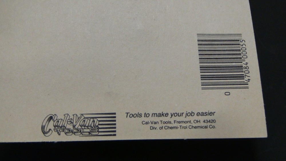 CALVAN CAL-VAN 55 ENGINE COMPRESSION TESTER 0-300PSI MADE IN USA