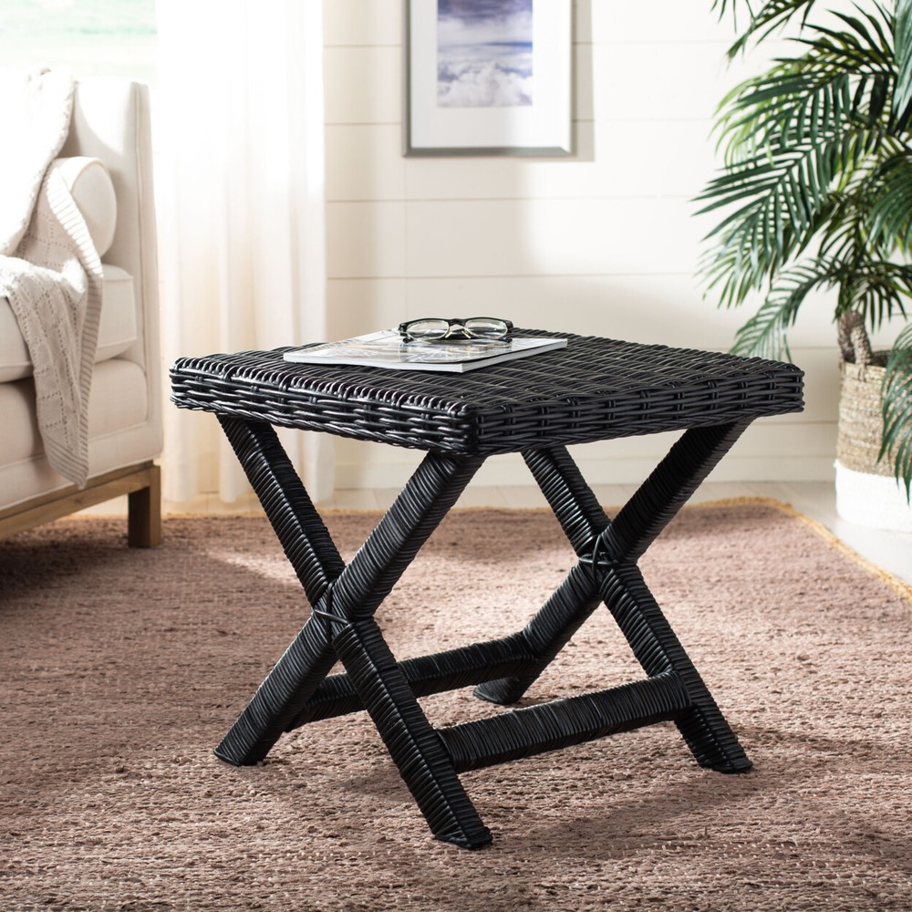 SAFAVIEH Manor Bench | Black |