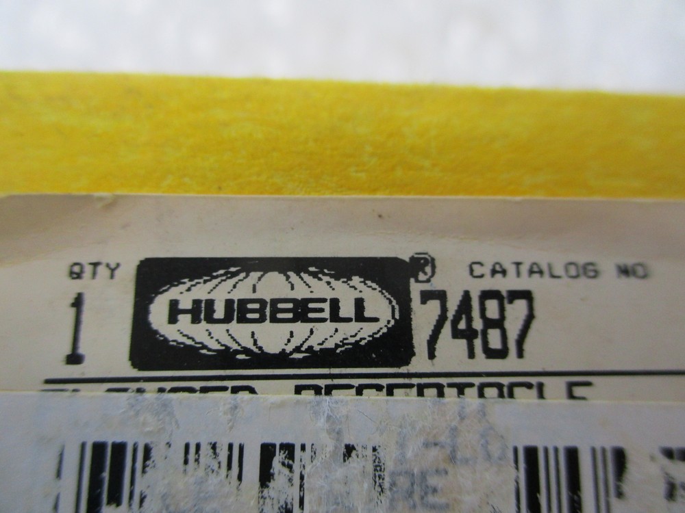 HUBBELL 7487 RECEPTACLE NSMP