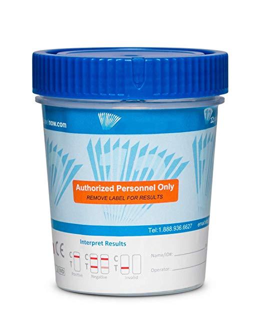 [25 Pack] 14 Panel Drug Test Cups, with Pregnancy Detection