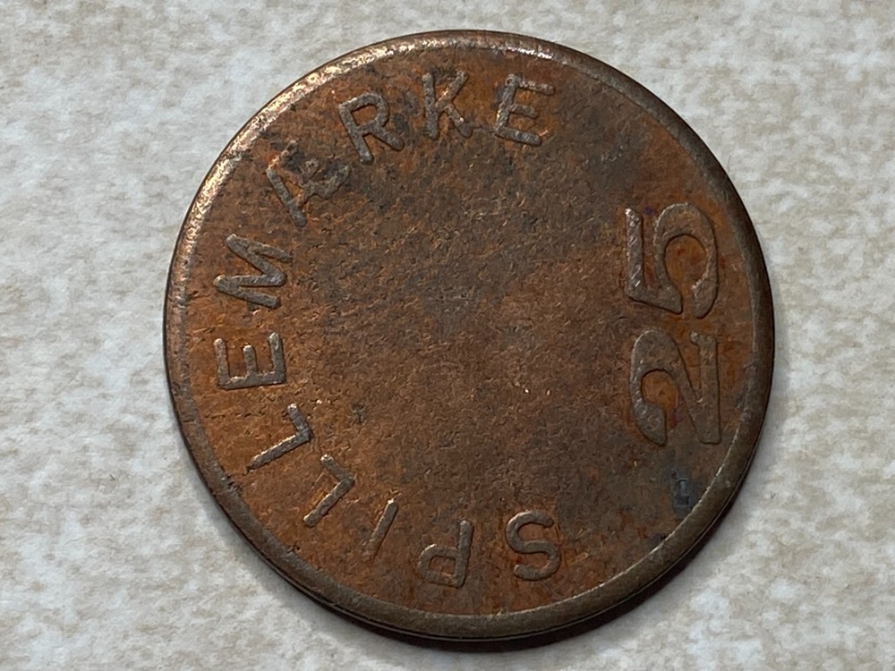 Spillemarke 25 Token T8724