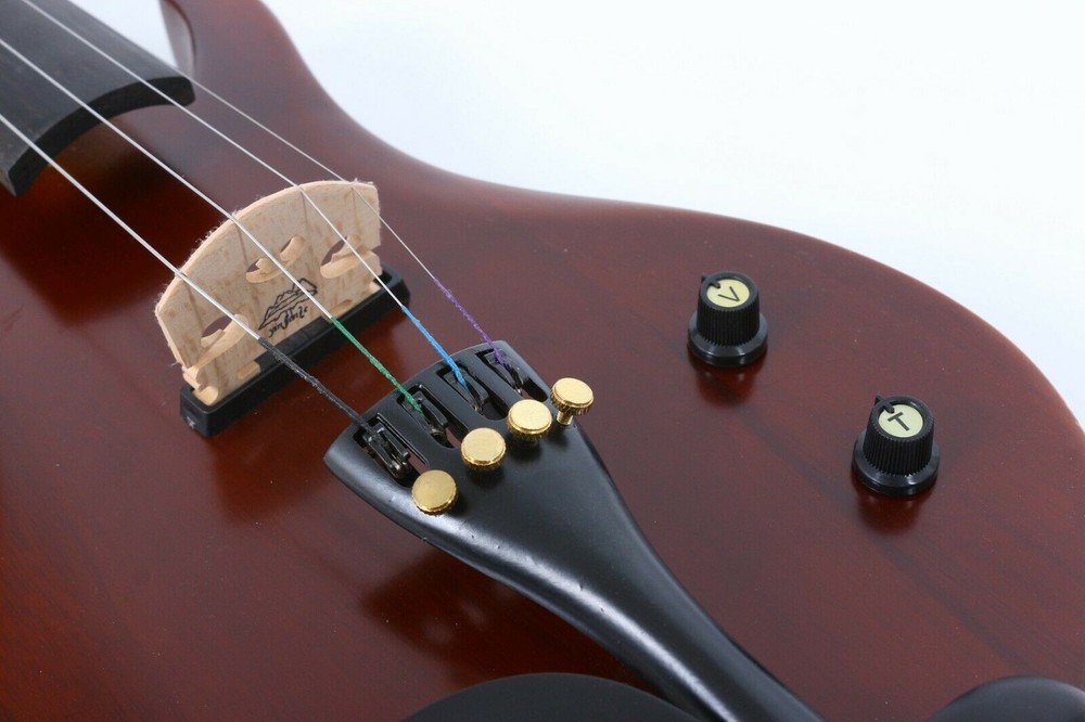 Advance 4 String New 4/4 Full Size Electric Violin Guitar Shape For Student