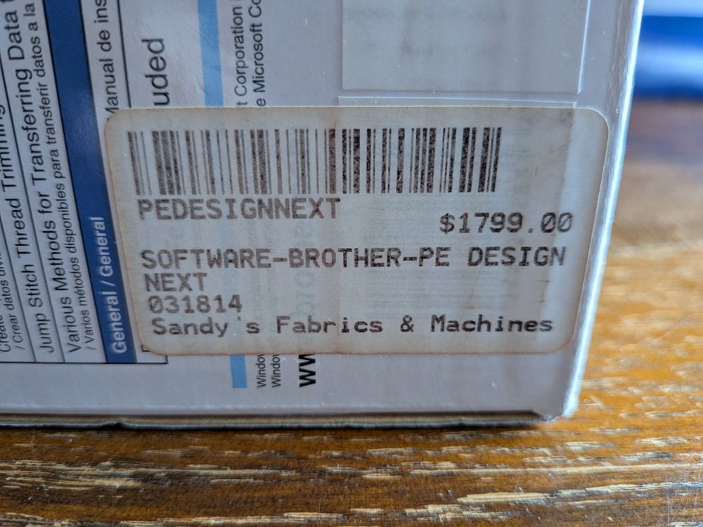 Brother PE Design Next Embroidery Software