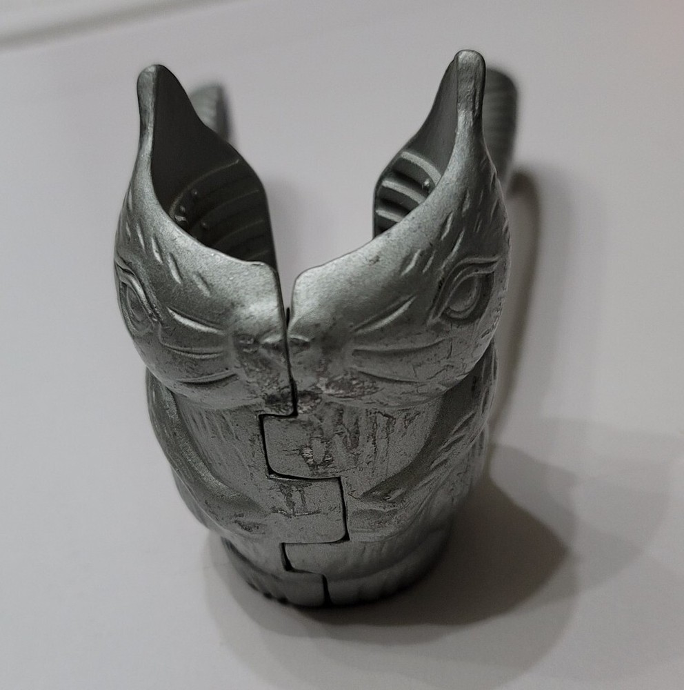 Vintage RSVP Cast Aluminum "Filbert" Squirrel Nutcracker Spring Squeeze Tail EUC