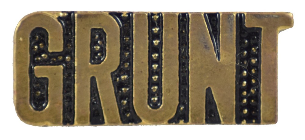 GRUNT HAT PIN