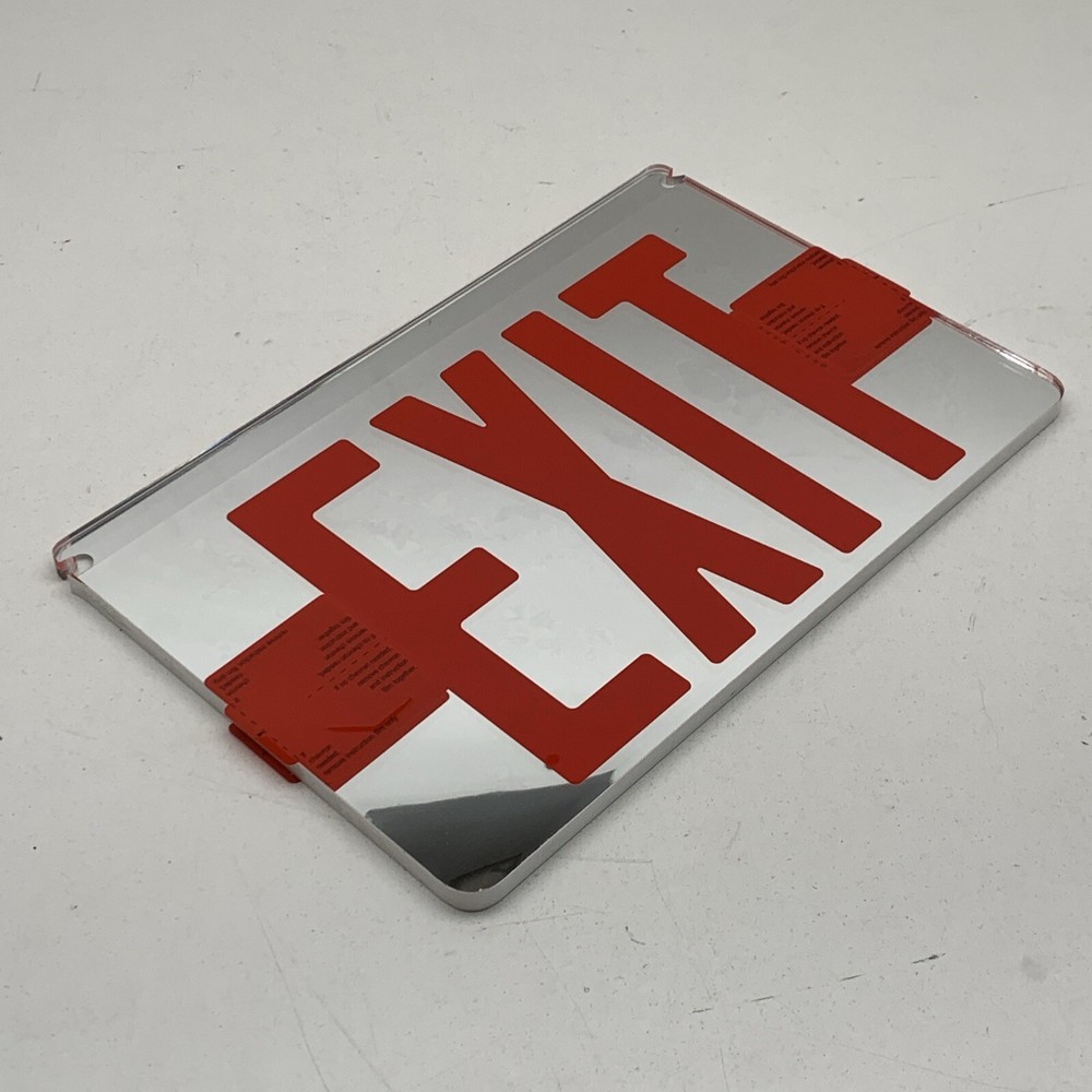 Emergi-Lite RED Edge Lit Mirror Replacement 6" Panel for PNG6 Exit Sign