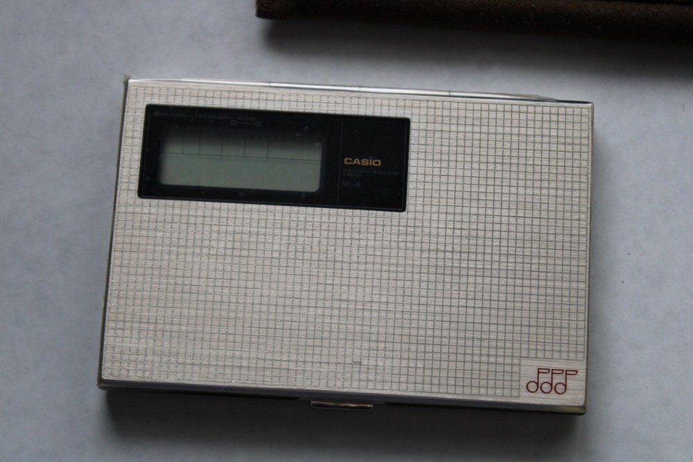 Vintage Casio ML-8 Electrical Calculator/ Watch Handheld