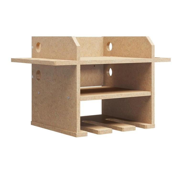 Wall-Mounted Tool Storage Organizer Drills Hammers Cords Saws & Bits Dock New