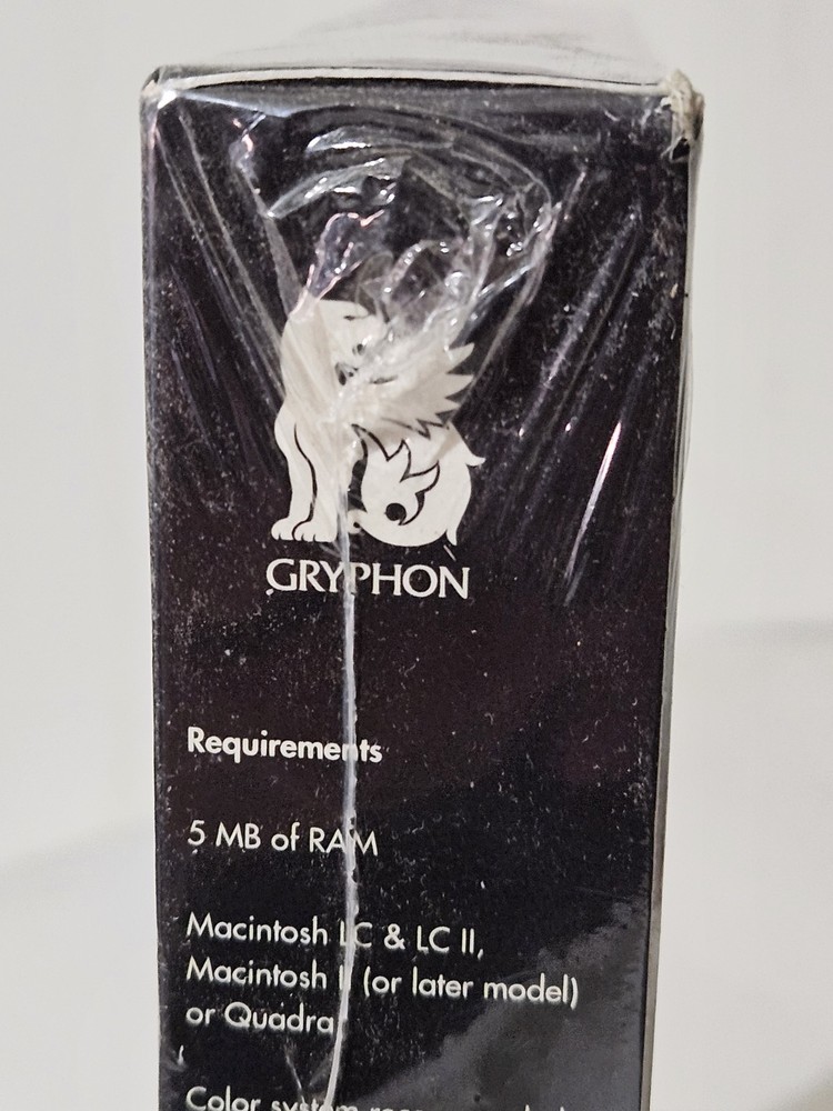 Gryphon Morph Special effects software Mac CD-ROM, 1992 Sealed Box Original