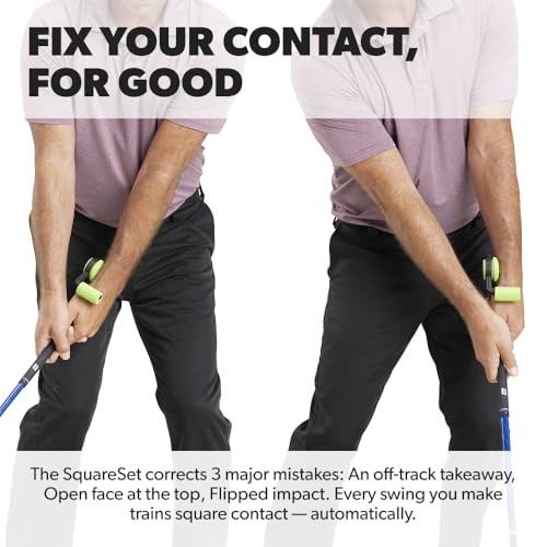 SquareSet Golf Swing Trainer | Instant Feel-Based Feedback | Fixes Your Right