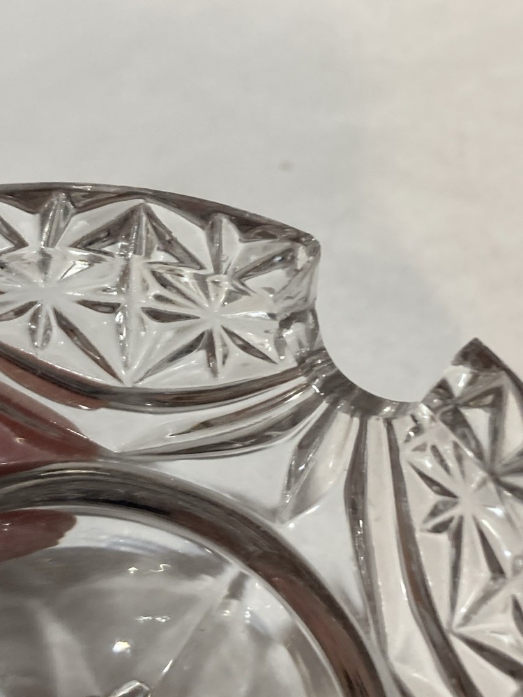 Hofbauer Byrdes Crystal Jam or Condiment Jar With Spoon