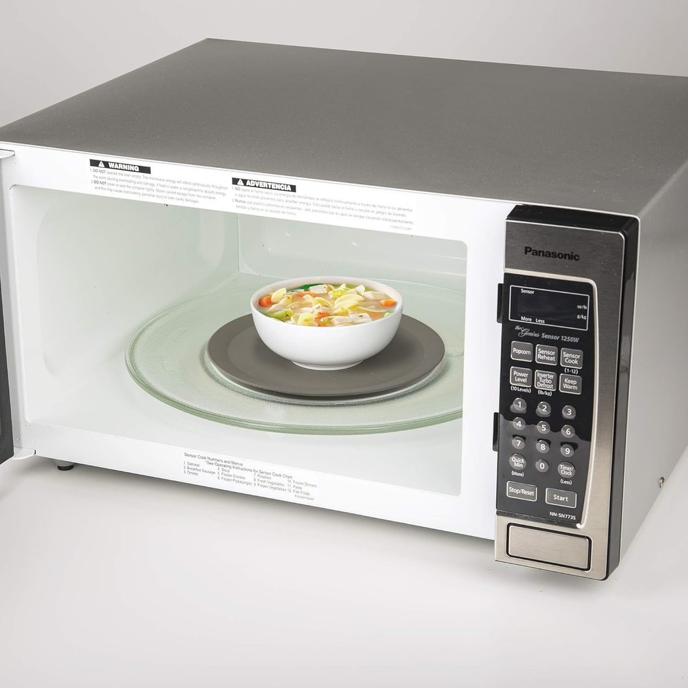 PrepSolutions Compact Microwave Multi-Mat, Microwave & Heat-Resistant (Gray)