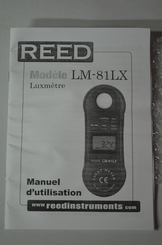 New REED Instruments LM-81LX Compact Light Meter