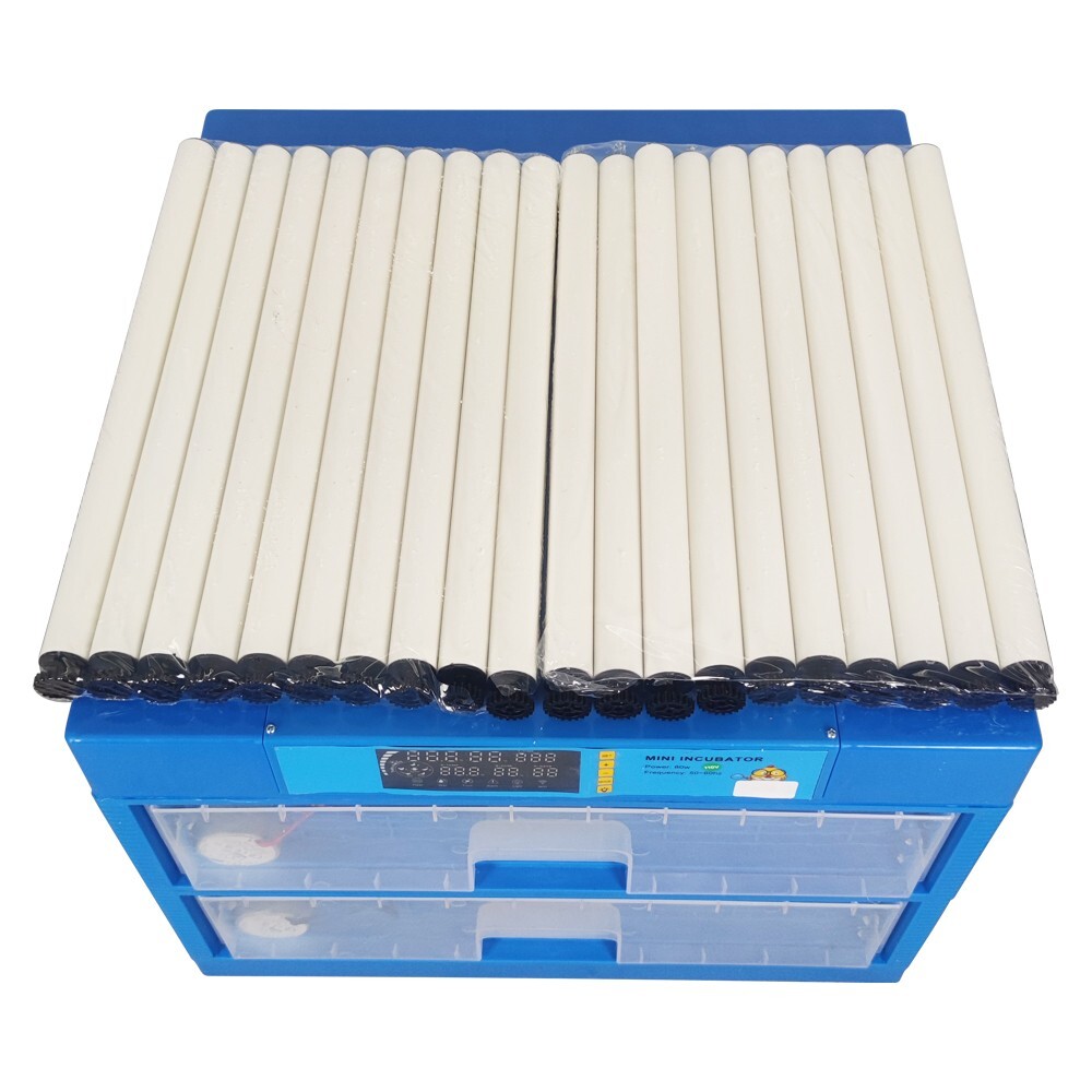128 Eggs Automatic Egg Bird Incubator Double Drawer Poultry Hatcher Breeder 110V