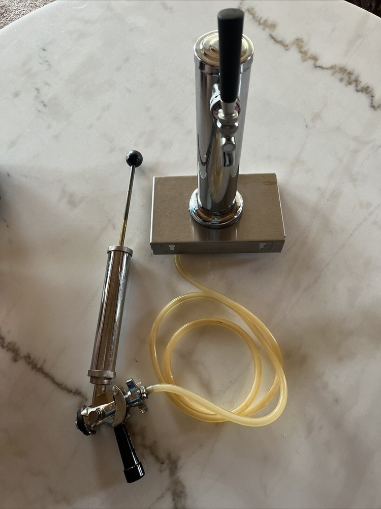 3 " Tap Beer Dispensing Tower Draft Kegerator Dispenser Stainless Steel